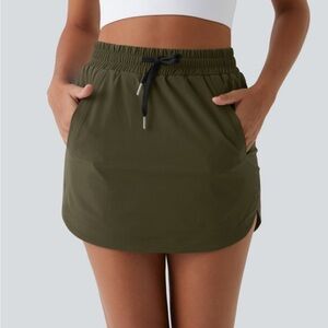 HALARA Olive Mini Skirt